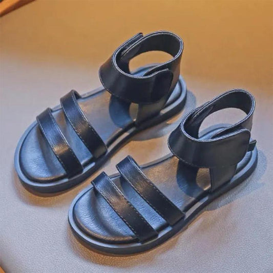 Kids Girls Sandals New Summer Toddler Shoes Girl Non-slip Kids Beach Sandal Toddler Shoe Soft Sandals Dancing Shoes Roman Shoes