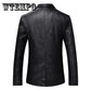 Arrival Leather Jackets Men's Jacket Outwear Men's Coats P U Jacket Coat