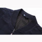 Men's Spring and Autumn Stand Collar Thin Coat Plaid Casual Slim Jacket Middle-aged High Quality Baseball Uniform Jacket