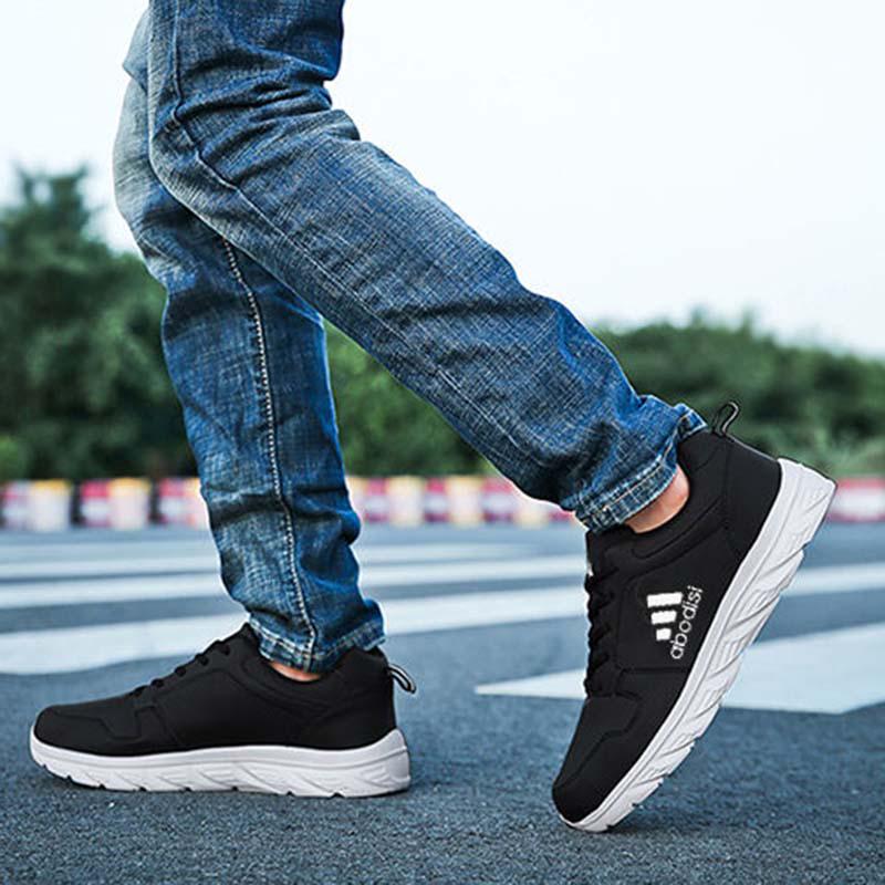 38-44 Men Air Cushion Sneakers Non-slip Leather Basketball Shoes Breathable Casual Running Shoes