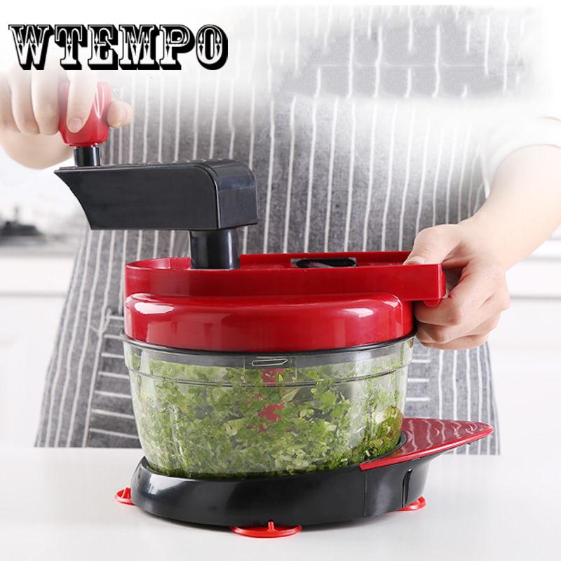 Vegetable Garlic Crusher Cutter Food Chopper Vegetable Slicer Fruit Tool Manual Garlic Meat Grinder