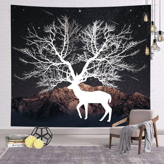 Nordic Starry Sky Background Hanging Cloth Dormitory Renovation Room Bedroom Tapestries