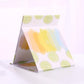 Fruit Pattern Makeup Mirror Folding and Portable HD Paper Rectangular Travel Bedroom Dressing Table