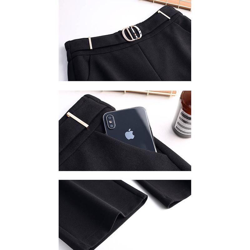 Wide-leg Pants Women's High-waisted Thin Drape Large Size Straight Loose Suit Casual Trousers