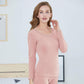Ladies Fever Autumn Clothes Long Trousers Pure Cotton Bottoming Shirt Slim Women's Youth Thick Suit Thermal Underwear
