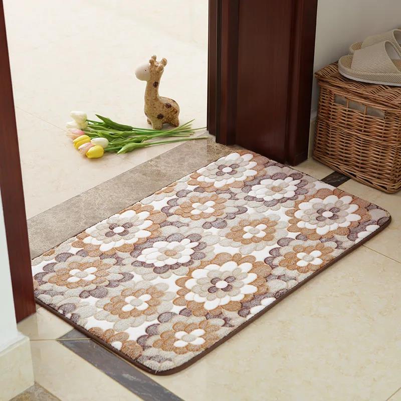Bedroom Floor Mats Entrance Door Mat Kitchen Hallway Entrance Absorbent Carpet Bathroom Bathroom Non-slip Foot Mat