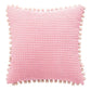 Ball Corduroy Throw Pillow Nordic Square Living Room Sofa Cushion Bed Lumbar Chair Soft Cushion