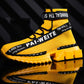 Fashion High-top Breathable Flying Woven Socks, Spring and Autumn Thick-soled Martin Men's Shoes