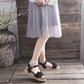 Ladies Sandals Women's Summer Thick-soled Student Fairy Style Collocation Dress Fashion Flat-bottom Trendy Shoes