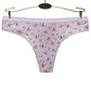 6pcs/set of Pure Cotton Underwear Ladies Sexy Fashion Plus Size Printed Thong Cotton Underwear