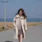 Add Cotton Thick Winter Mid-length Woolen Coat Female Lamb Hair Doll Collar Warm Woolen Coat