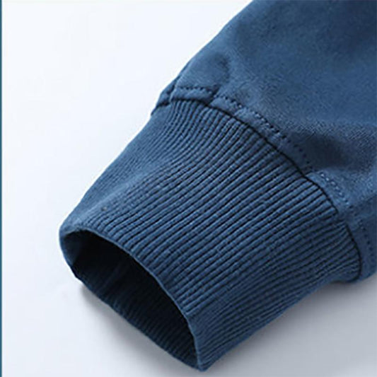 Cotton Round Neck Sweater Men's Autumn Trend Loose Long Sleeves Learn All-match Thin Print Sweatshirts