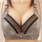 Thin Sexy Breast Lifting Gathering Anti-Sagging No Steel Ring Bra Large Size Non Magnetic Women's Lingerie Bra