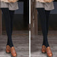 Fake Through Meat Pantyhose Women's Leggings for Women To Wear Winter Plus Velvet Thick Stockings Stewardess Gray To Keep Warm