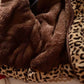 Baby Girl Plus Velvet Coat Fleece Linning Hooded Jacket Girl Thick  Leopard Coat Outwear