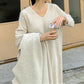 Autumn and Winter Long Sweater Skirt Over The Knee All-match Women's Pullover Long Sleeve Loose Large Size Sweater