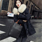 Winter Women's Mid-length Fashion Waist Coat Windbreaker Student Version Detachable Cotton Jacket