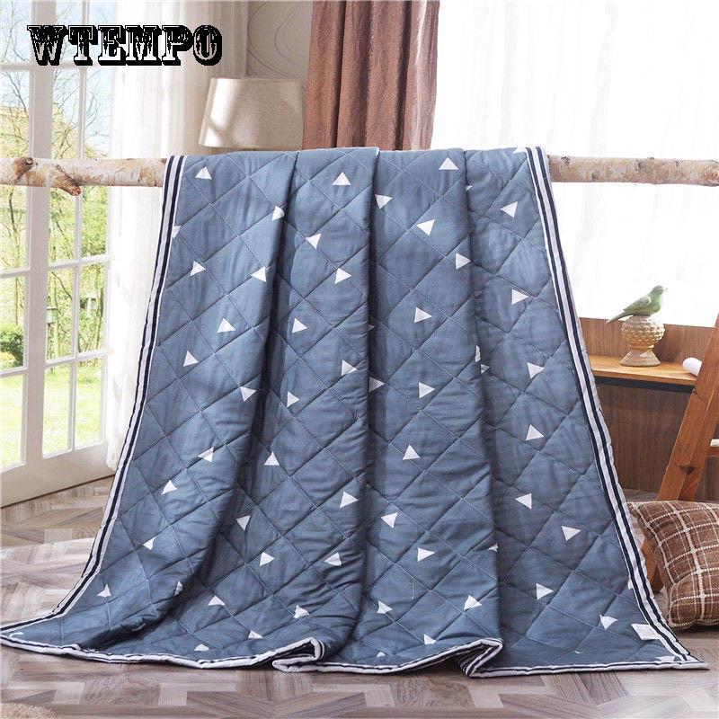 Stylish and Comfortable Quilt Core Summer Printing Air Conditioning Cool Washable Thin Quilt