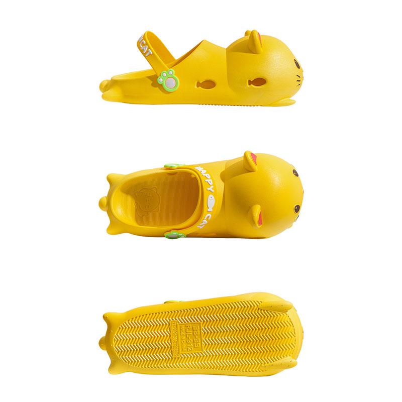 Kid Sandals Slippers Unisex Cartoon Cute Rabbit Slippers 2-7 Years Old Boy and Girl Slippers Yellow Pink Sandals and Slippers