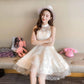 Fashion Net Yarn Princess Dress Organza Dress Lady Summer Sweet Above Knee Sleeveless Party Dress