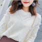 Knitted Sweater Women Autumn and Winter Loose Women's Korean Style Long-sleeved Pullover Tassel V-neck Knitted Bottoming Shirt