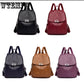 Fashion Multifunction Backpack School Bags For Women Leather Backpacks Vintage Female Shoulder Bag