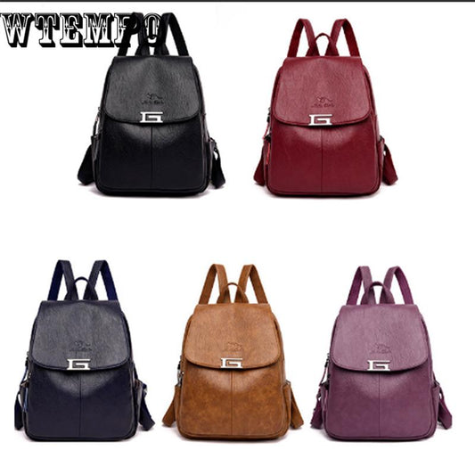 Women Backpack Cute Backpack School Bags  Pu Leather Backpack for Girls
