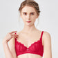 Women's Sexy Lace Underwear Ultra-thin Big Breasts Show Small Female Gathered Anti-sagging Adjustable Straps Beautiful Back Girl's Solid Brassiere