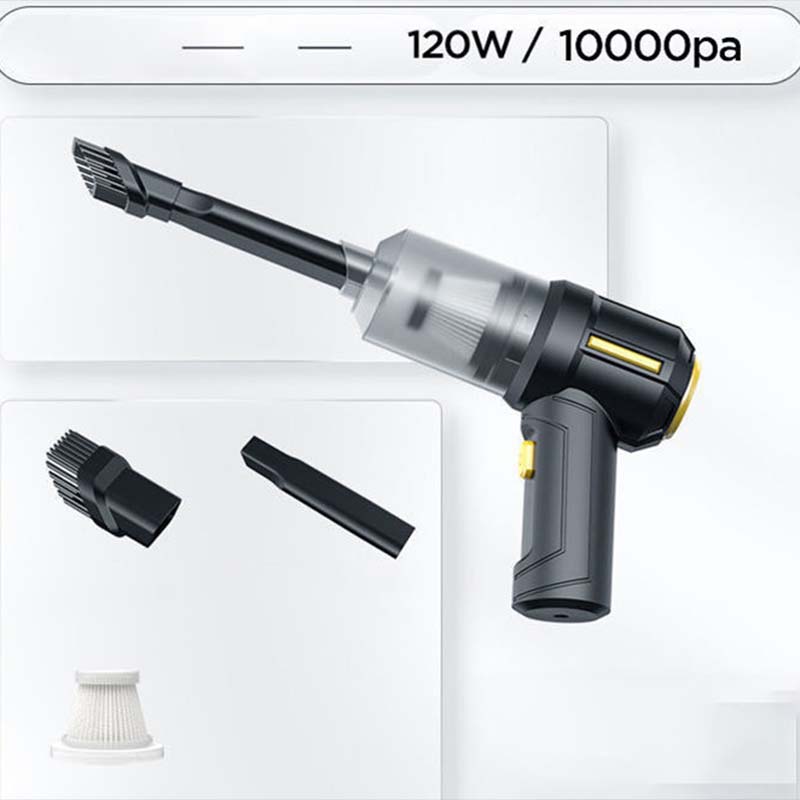 Car Wireless Vacuum Cleaner Powerful and Large Suction Power In Small Cars Handheld Dual-use Mini Charging