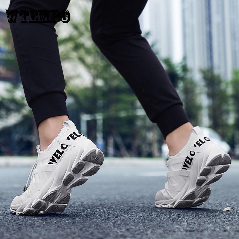 Running Shoes Casual Mesh Sneakers Comfortable Breathable Shoes Men's Height Increasing Shoes