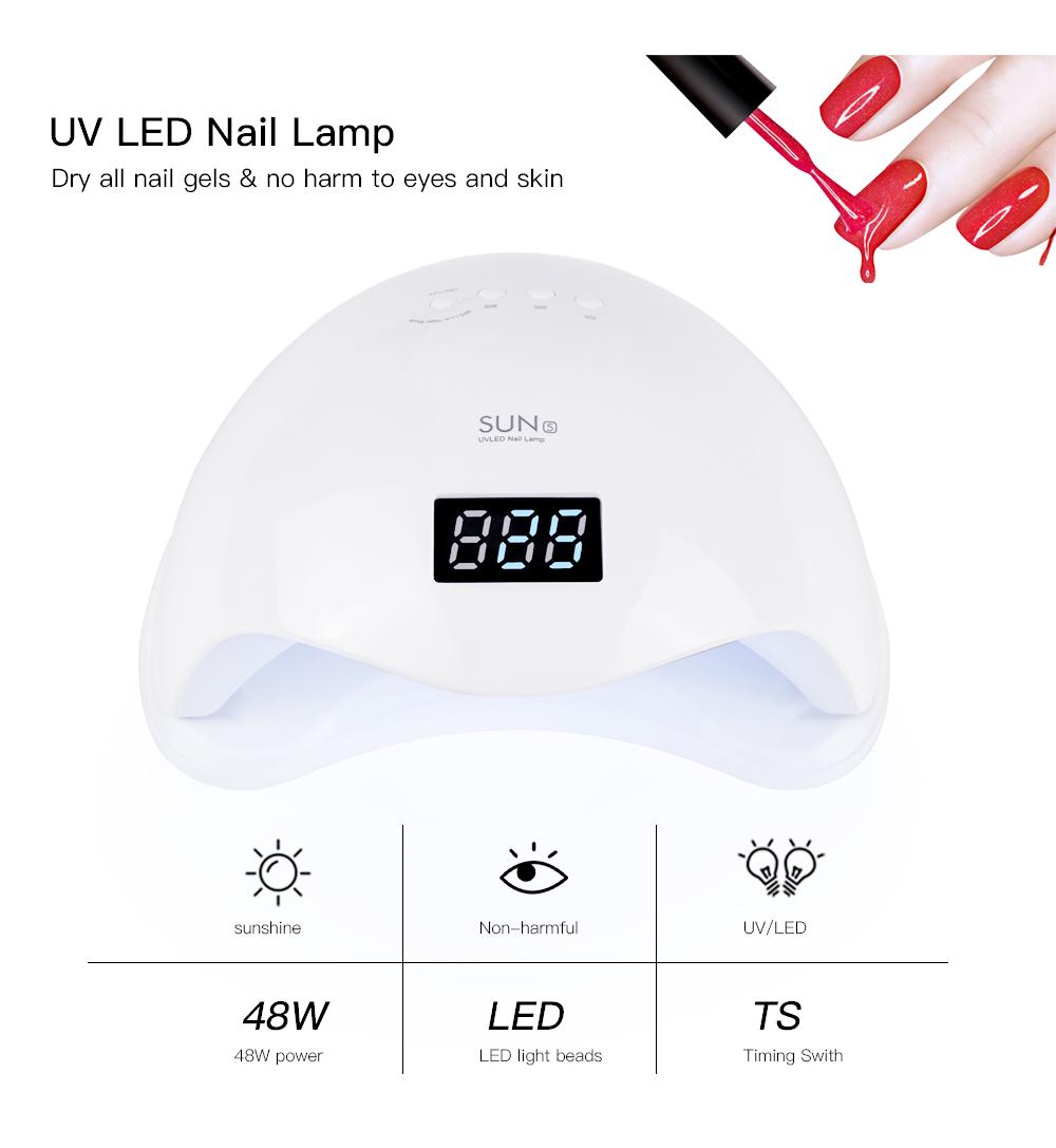 Manicure Set  Nail Kit UV LED Nail lamp Manicure Rub Polishing Kit Nail Art Tools Set Nail Care kit