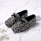 Winter Soft-soled Plus Velvet Thick Warm Shoes Non-slip Wear-resistant Outer Flat Shoes
