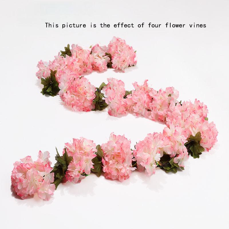 Simulation Sunflower Rattan Sun Flower Rattan Vine Indoor Living Room Air Conditioning Pipe Winding Wall Hanging Decoration