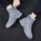 Autumn Winter Men's Martin Boots England Tool Shoes High-help Retro Anti-slip Men's Short Boots