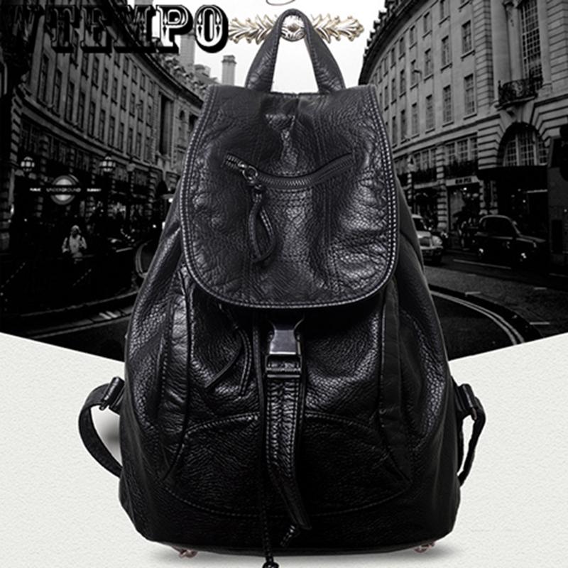 Ladies Leather Backpack Fashion Women Travel Backpacks Luxury School Backpacks for Girls