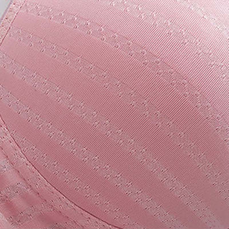 Women's Sexy Thin Section Light Weight Large Size Breathable No Steel Ring Gathered Comfortable Anti-sagging Anti-glare Side-receiving Breast Bra