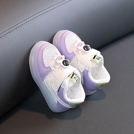 Light Shoes Summer Boys' Shoes Girls' Board Shoes Soft Soled Baby Walking Shoes Breathable Sports Mesh Shoes 1-3 Years Old