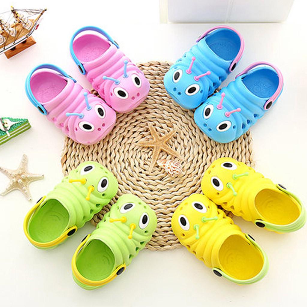 Summer Toddler Baby Boys Girls Cute Cartoon Beach Sandals Slippers Flip Shoes