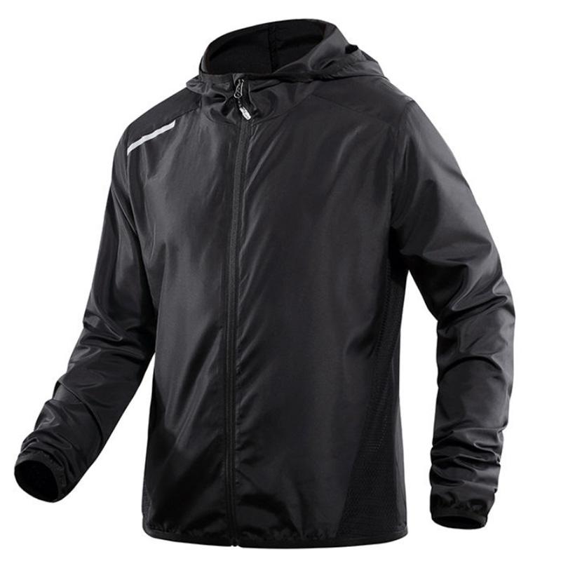 Men's Summer Ultra-thin Sun Protection Clothing Men's Hooded Jacket Jacket Fishing Sports Breathable Men's Air-conditioning Clothing