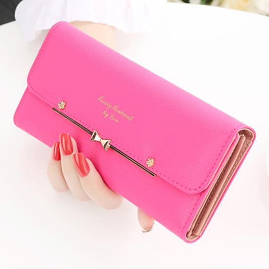 Women's Long Wallet Women Trendy Women Butterfly Tie Student Handbag Mobile Bag Trend