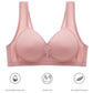 Japanese and Korean Characteristics Large Size Thin Section Comfortable Breast Adjustment Underwear Breathable No Steel Ring Comfortable Ladies Bra