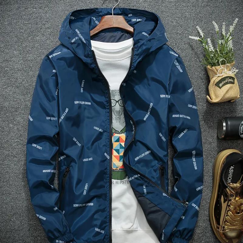 Plus Fat Large Size Jacket Men's Jacket Jacket Korean Youth 200 Kg Jacket Autumn