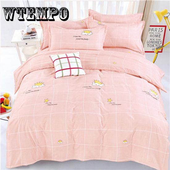 WTEMPO Brand Soft Quilt Duvet Cover Bedding Set Bed Linen Double Queen Size Bedclothes