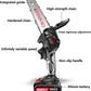 98VF Household Cordless Electric Chain Saw Set 15cm Wood Saw Logging Chainsaw Garden Tools  with Accessories