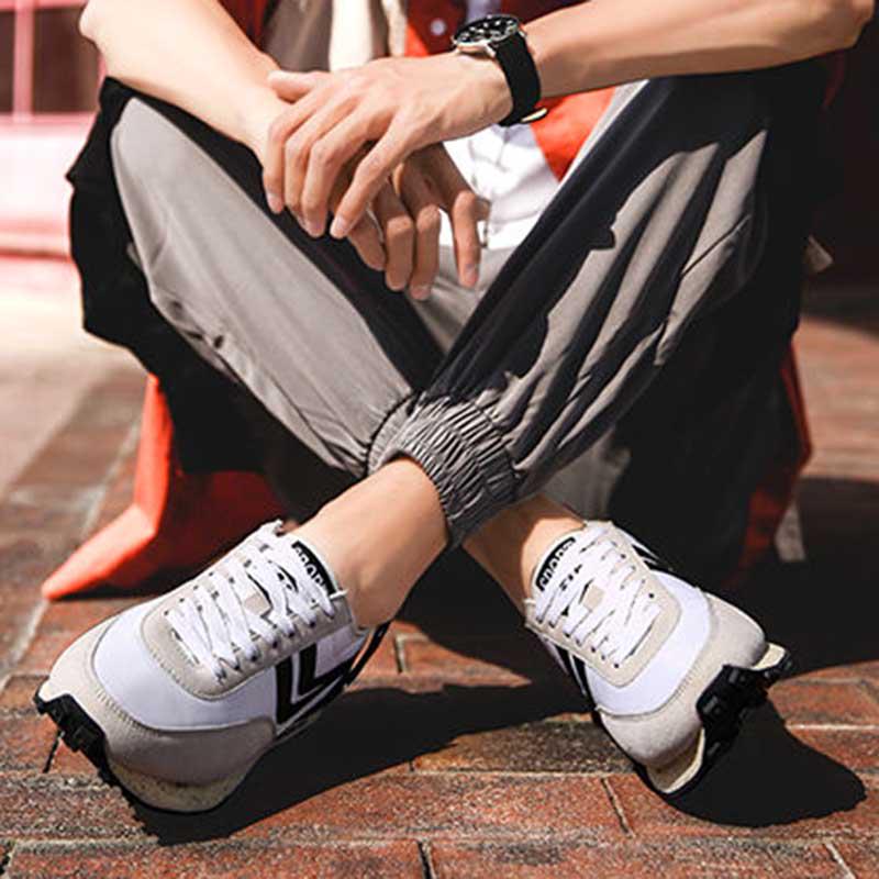 Size 39-44 Men Leather Sneakers Shockproof Non-slip Comfortable Shoes Deodorant Tactical Boots Low-top  Breathable Running Basketball Shoes