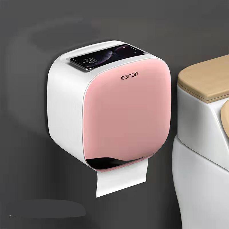 Waterproof Hanging Tissue Box Shelf Bathroom Multi-function Pumping Tissue Box