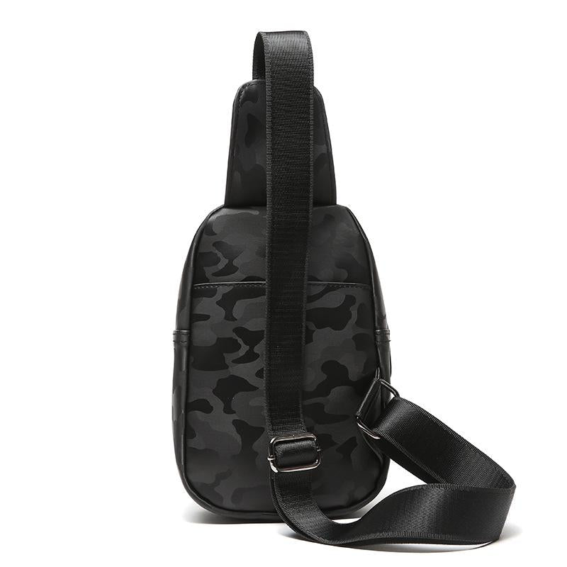 Chest Bag Men Black Waterproof Mobile Phone Camouflage Messenger Bag Outdoor Sports Shoulder Bag