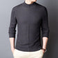 Men's Long-sleeved Knitted Sweater Plus Size Autumn and Winter Warm and Cold Round Neck Bottoming Sweater