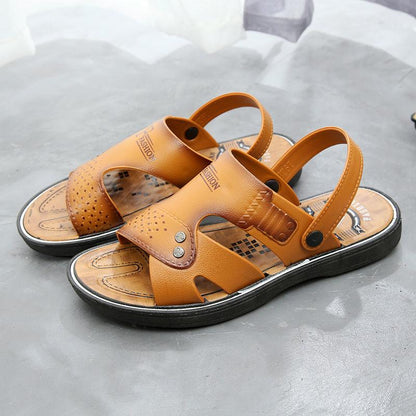 Summer Wear-resistant Men's Sandals Non-slip Casual Beach Sandals Breathable Clearance Shoes