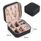 Jewelry Box Travel Comestic Jewelry Casket PU Leather Storage Box Ring Lady Case Portable Jewelry Organizer Necklaces